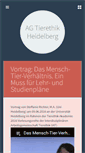 Mobile Screenshot of ag-tierethik.de